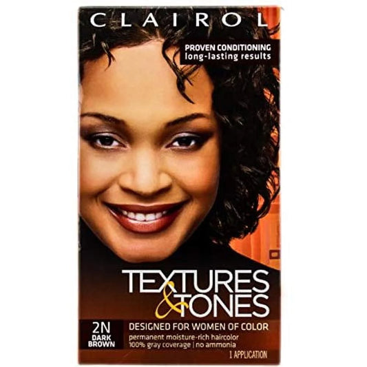 [WHOLESALE]  CLAIROL 2N TEXTURE & TONE DARK NAT. BROWN