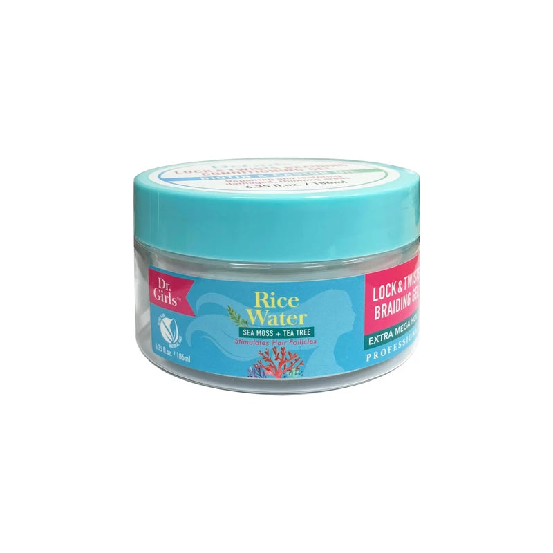 [WHOLESALE] DR GIRLS LOCK & TWISTS BRAIDING GEL 6.35 OZ - SESAMOSS(TEA TREE)