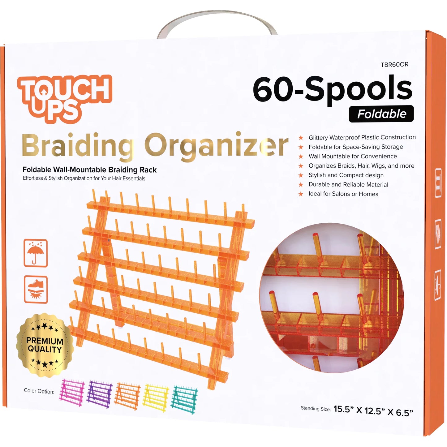 [WHOLESALE] BRAIDING ORGANIZER TBR 60 (PK,PP,OR,TL,MT)