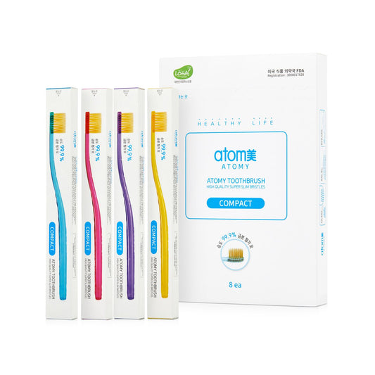 [WHOLESALE] ATOMY COMPACT TOOTHBRUSH 1 SET(8EA)