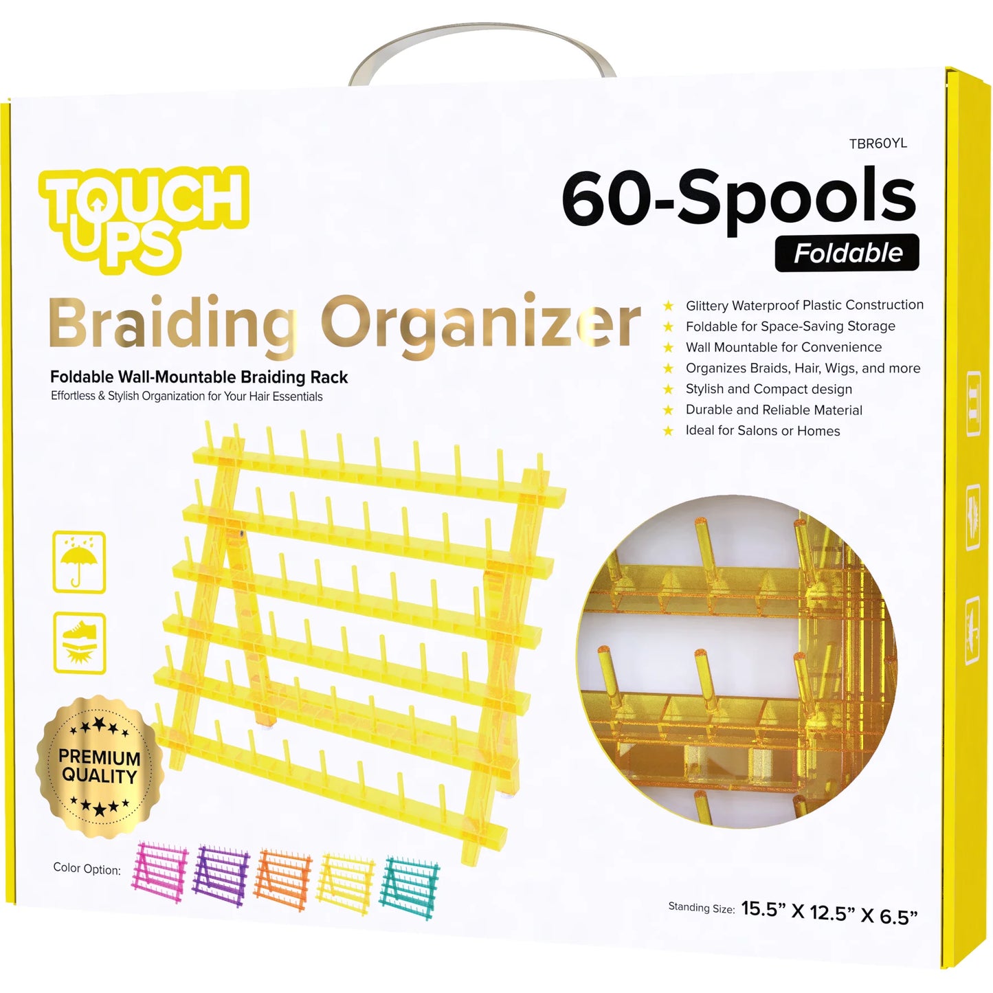 [WHOLESALE] BRAIDING ORGANIZER TBR 60 (PK,PP,OR,TL,MT)