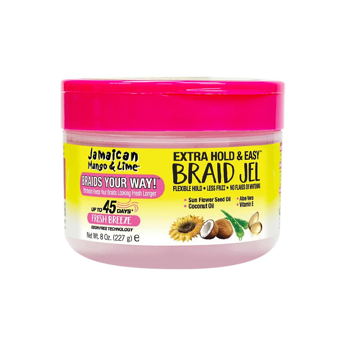 [WHOLESALE] JML EXTRA HOLD & EASY BRAID GEL 8 OZ