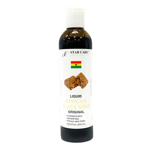 [WHOLESALE] LIQUID AFRICAN BALCK SOAP 8 OZ-ORIGINAL