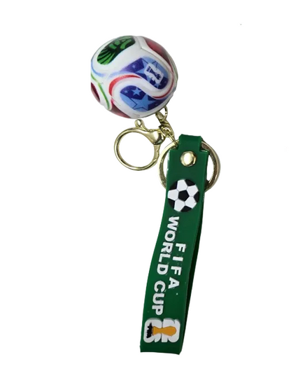 [WHOLESALE] KEYCHAIN WORLD CUP BALL(GREEN, RED, BLUE)