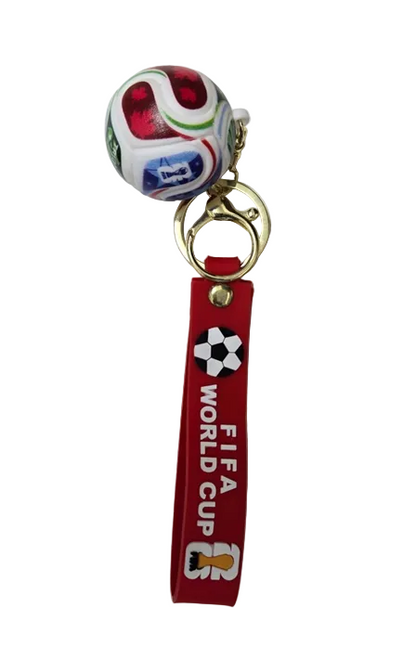 [WHOLESALE] KEYCHAIN WORLD CUP BALL(GREEN, RED, BLUE)