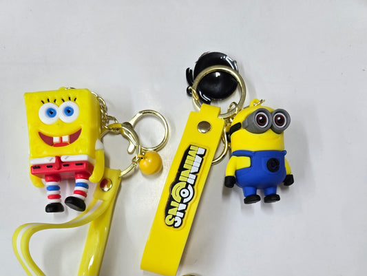 [WHOLESALE] KEYCHAIN SPONGEBOB & MINIONS