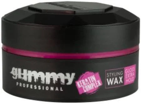 [WHOLESALE] GUMMY STYLING WAX ULTRA HOLD  150ML - RED,PUR, ORAN,BLUE, GRAY,GREEN