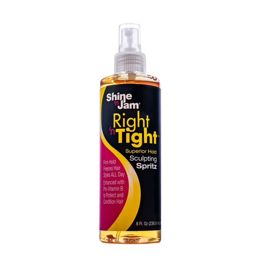 [WHOLESALE] SHINE-N-JAM RIGHT-N-TIGHT SCULPTING SPRITZ-50 8 OZ