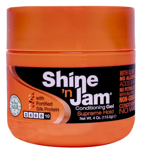 [WHOLESALE] SHINE-N-JAM SUPREME HOLD - MOIST GEL 4, 8 OZ