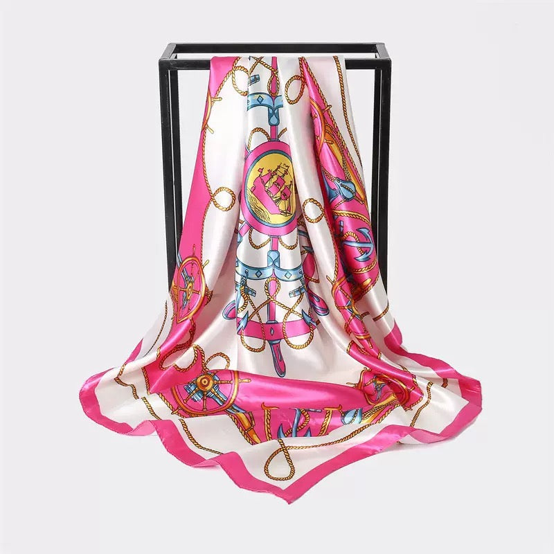 [WHOLESALE] ABOUT QUEEN SCARF - AQSC9090-05 HOT PINK