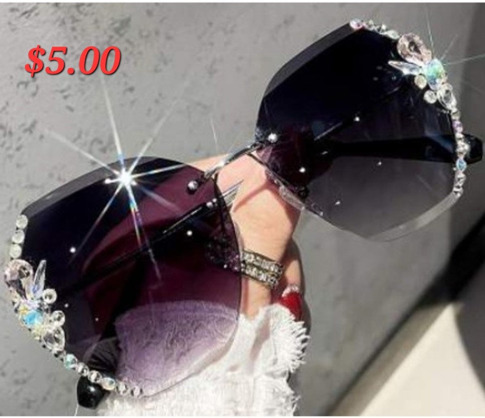 [WHOLESALE] BLING ROUND SUNGLASSES