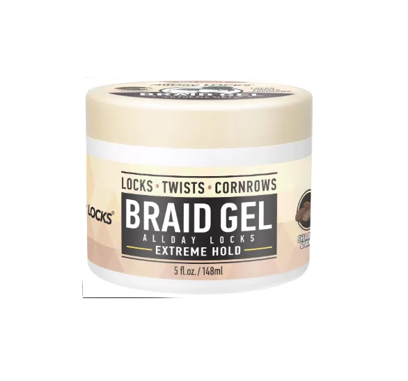 [WHOLESALE] ALL DAY BRAID GEL - SHEA VANILLA 5 OZ