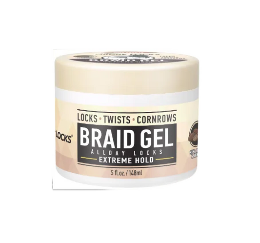 [WHOLESALE] ALL DAY BRAID GEL - SHEA VANILLA 5 OZ