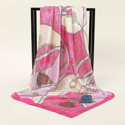 [WHOLESALE] ABOUT QUEEN SCARF - AQSC9090-08 PINK