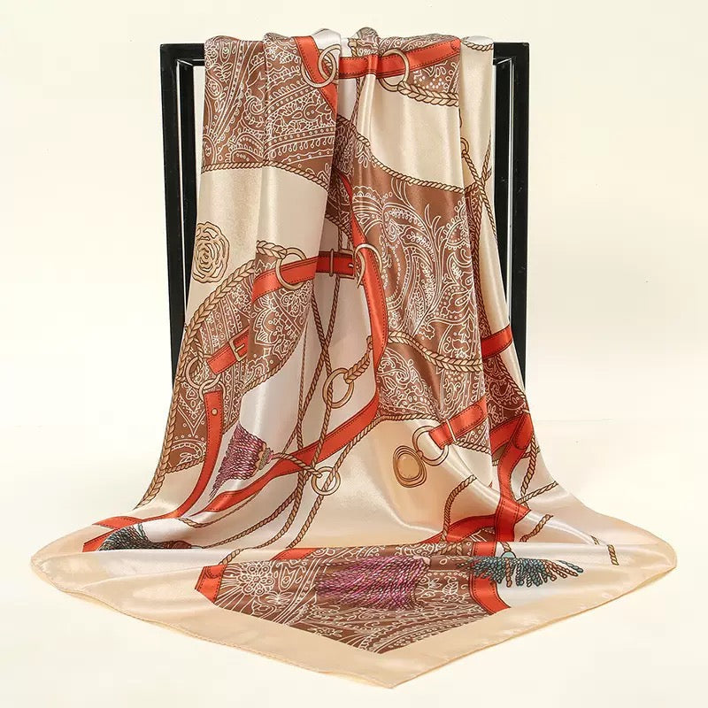 [WHOLESALE] ABOUT QUEEN SCARF - AQSC9090-08 BROWN