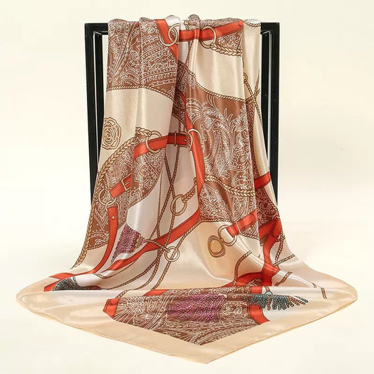 [WHOLESALE] ABOUT QUEEN SCARF - AQSC9090-08 BROWN