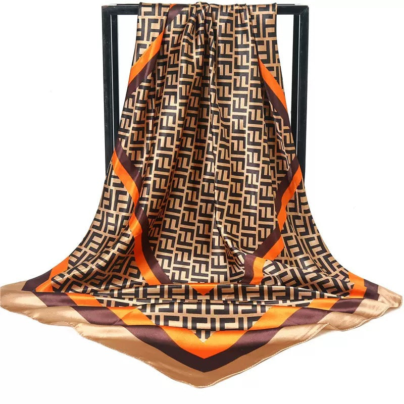 [WHOLESALE] ABOUT QUEEN SCARF - AQSC9090-09 BROWN