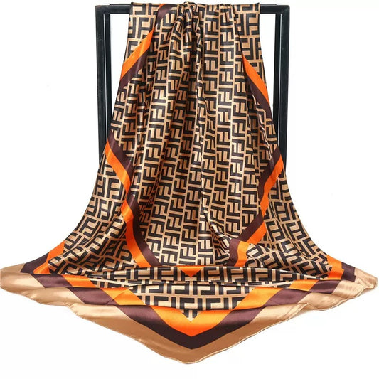 [WHOLESALE] ABOUT QUEEN SCARF - AQSC9090-09 BROWN