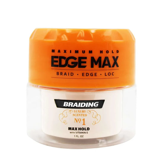 [WHOLESALE] EDGE MAX BRAIDING GEL NO.1 - 1 OZ, 3.4 OZ, 10.5 OZ