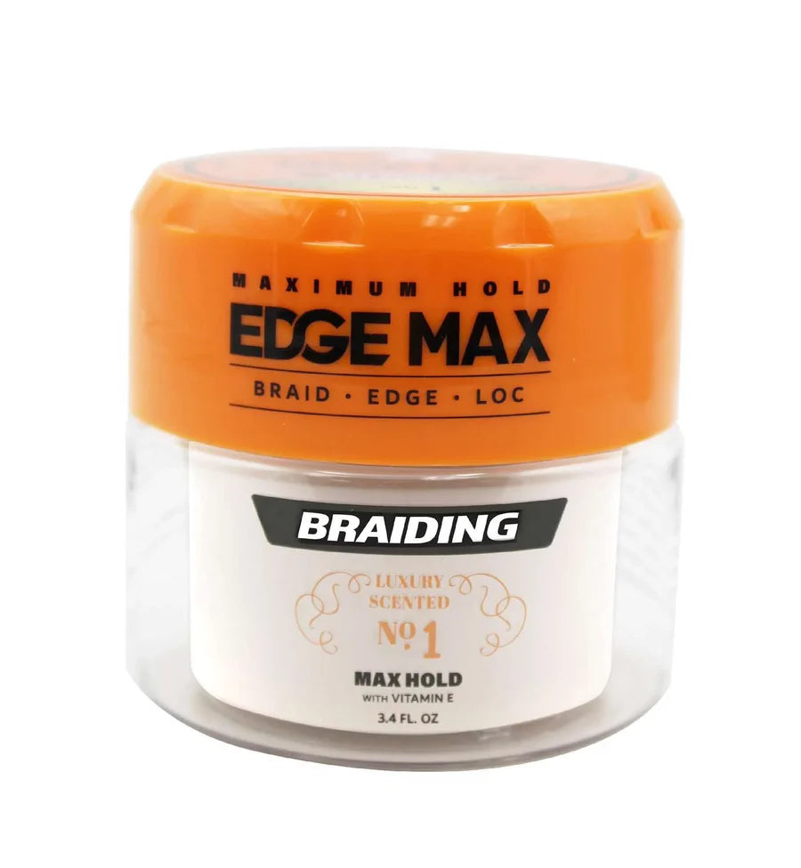 [WHOLESALE] EDGE MAX BRAIDING GEL NO.1 - 1 OZ, 3.4 OZ, 10.5 OZ