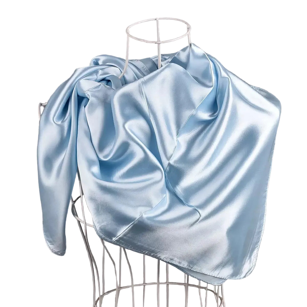 [WHOLESALE] ABOUT QUEEN SCARF - AQSC9090- 23 LIGHT BLUE