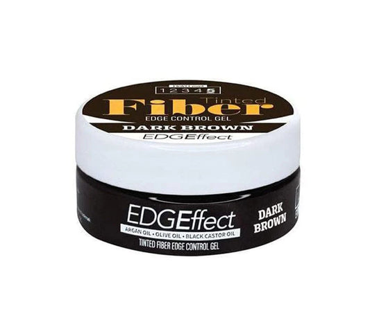 [WHOLESALE] MAGIC EDGE EFFECT TINTED FIBER DARK BROWN 1 OZ - EEFTDBRO