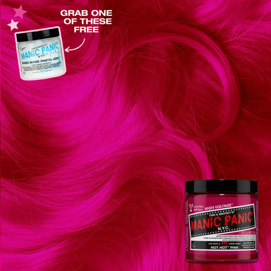 [WHOLESALE] MANIC PANIC-HOT HOT PINK 11015