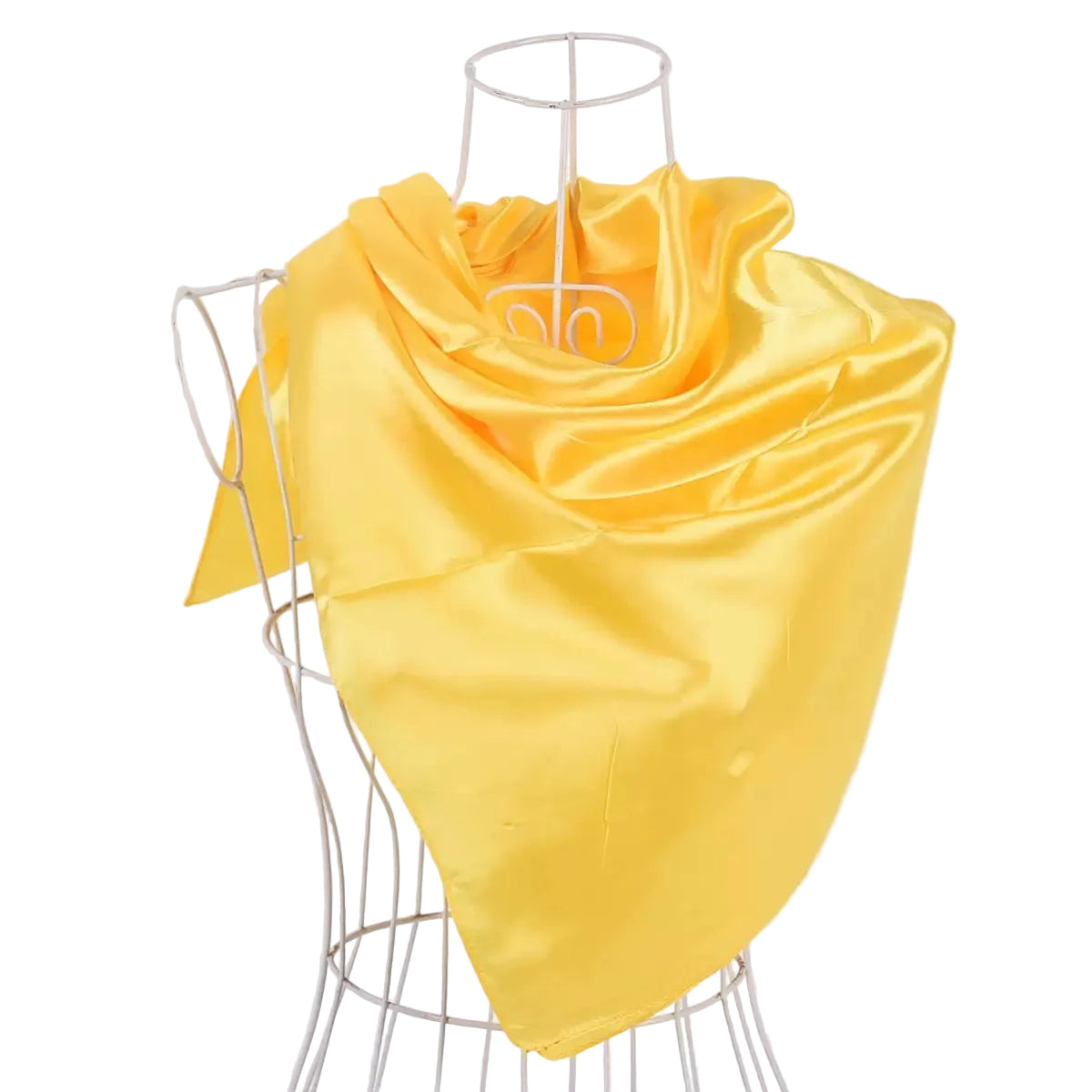 [WHOLESALE] ABOUT QUEEN SCARF - AQSC9090- 23 YELLOW