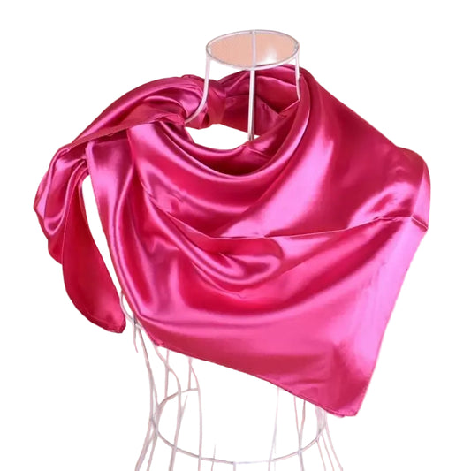[WHOLESALE] ABOUT QUEEN SCARF - AQSC9090- 23 HOT PINK