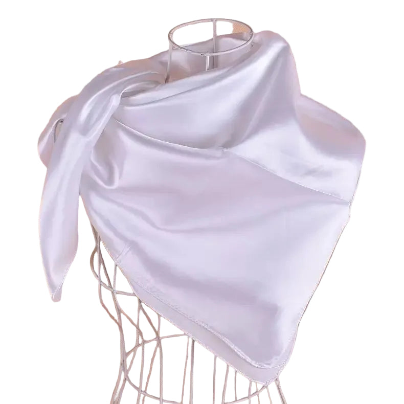 [WHOLESALE] ABOUT QUEEN SCARF - AQSC9090- 23 WHITE