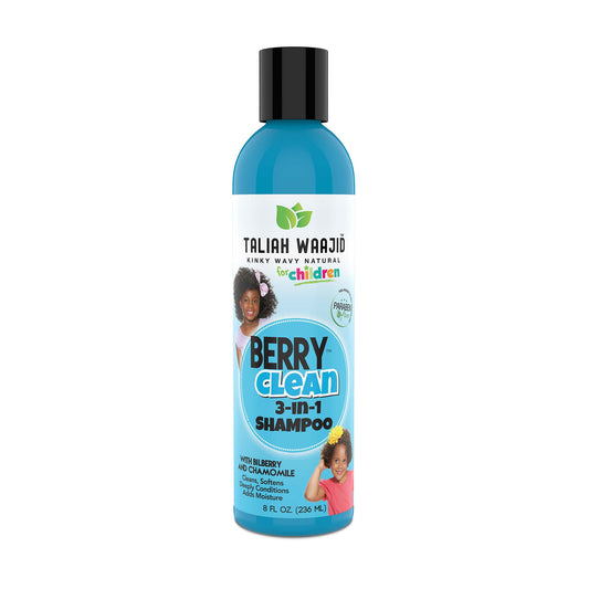 [WHOLESALE] T/WAAJID KINKY WAVY BERRY CLEAN SHAMPOO 8 OZ