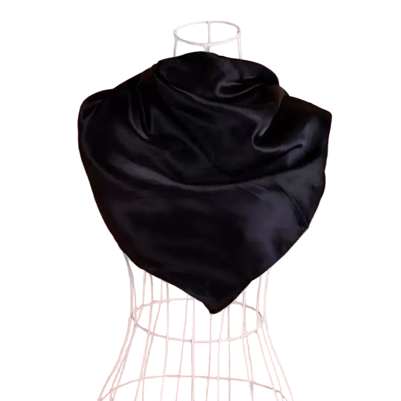 [WHOLESALE] ABOUT QUEEN SCARF - AQSC9090- 23 BLACK