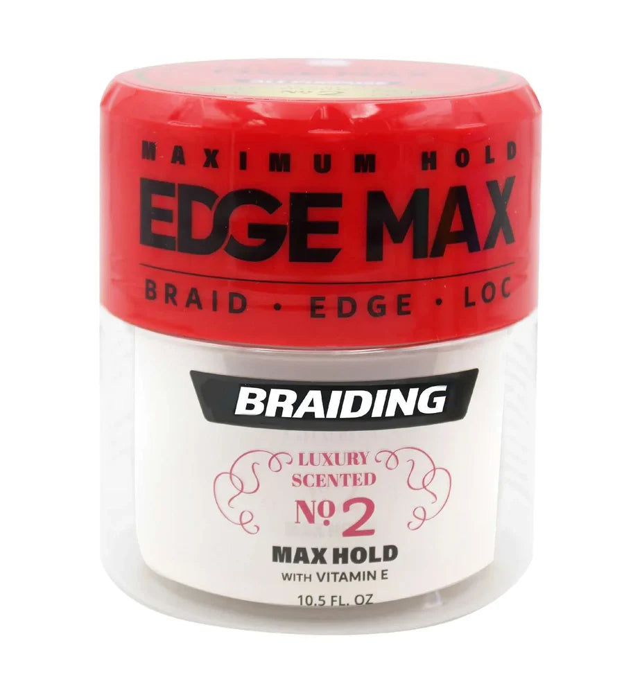 [WHOLESALE] EDGE MAX BRAIDING GEL NO.2 - 1 OZ, 3.4 OZ, 10.5 OZ