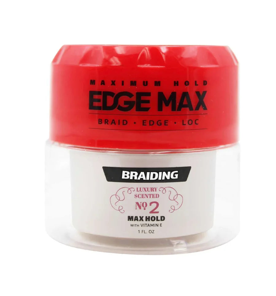 [WHOLESALE] EDGE MAX BRAIDING GEL NO.2 - 1 OZ, 3.4 OZ, 10.5 OZ