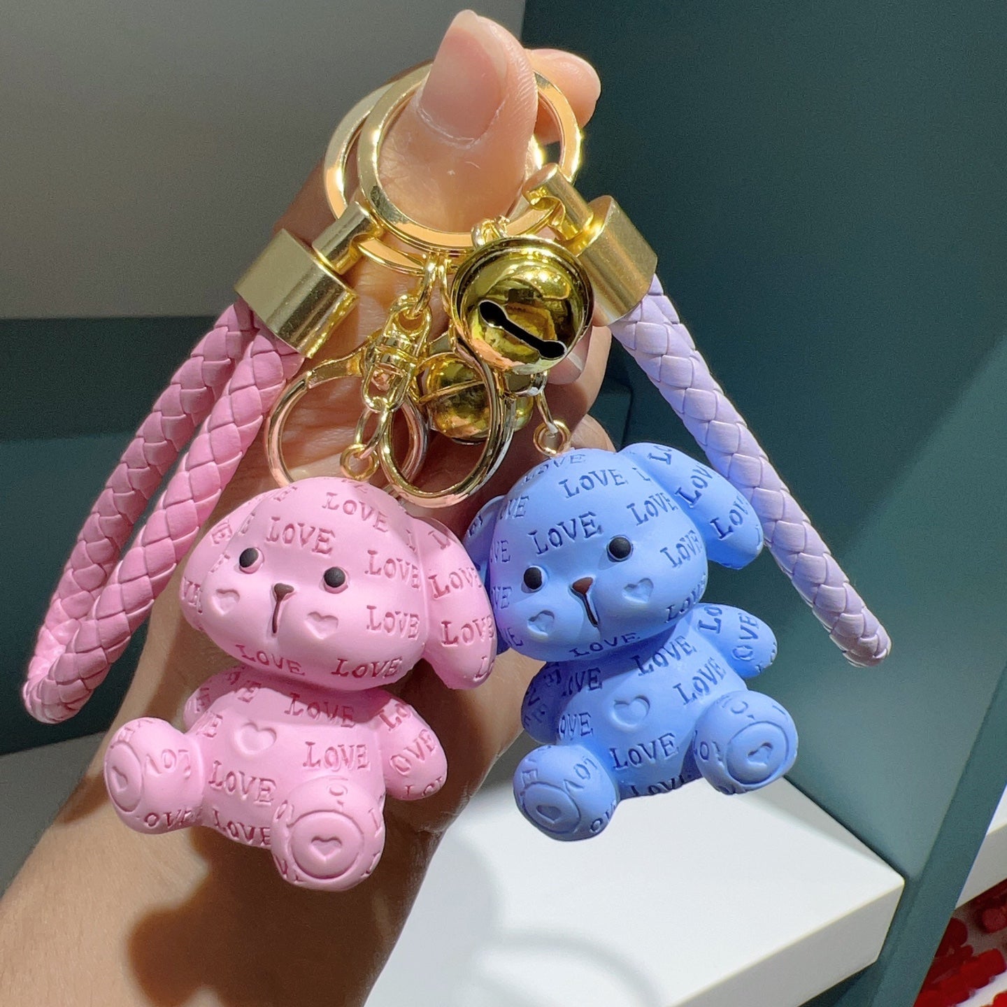 [WHOLESALE] KEYCHAIN-PUPPY SET