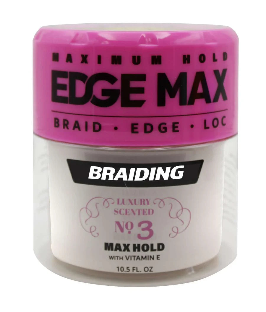 [WHOLESALE] EDGE MAX BRAIDING GEL NO.3 - 1 OZ, 3.4 OZ, 10.5 OZ