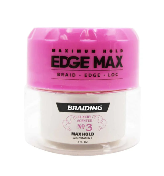 [WHOLESALE] EDGE MAX BRAIDING GEL NO.3 - 1 OZ, 3.4 OZ, 10.5 OZ