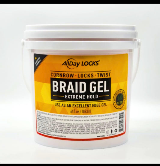 [WHOLESALE] ALL DAY LOCKS BRAID GEL 64 OZ