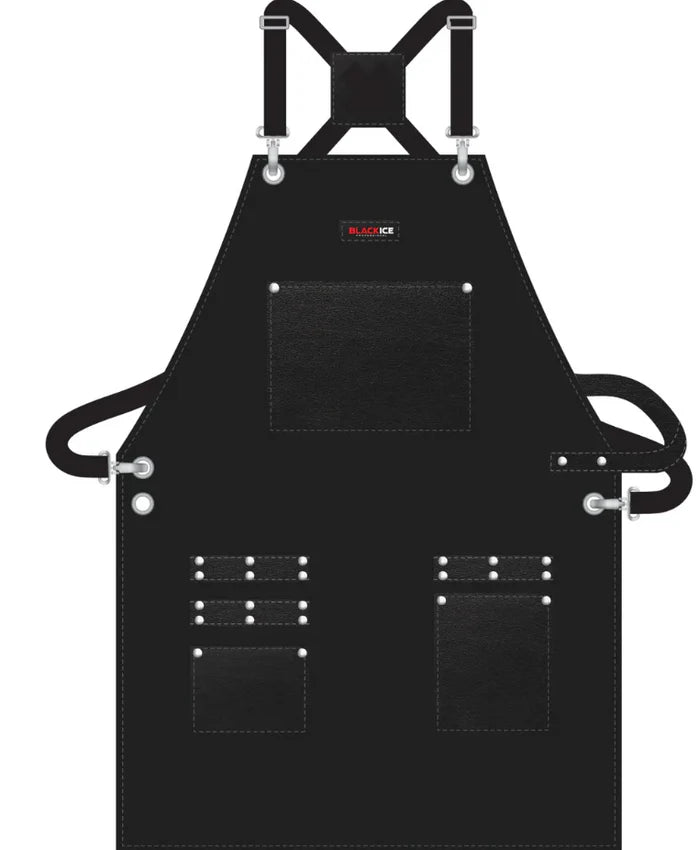 [WHOLESALE] BLACK ICE BARBER APRON CLASSIC BLACK