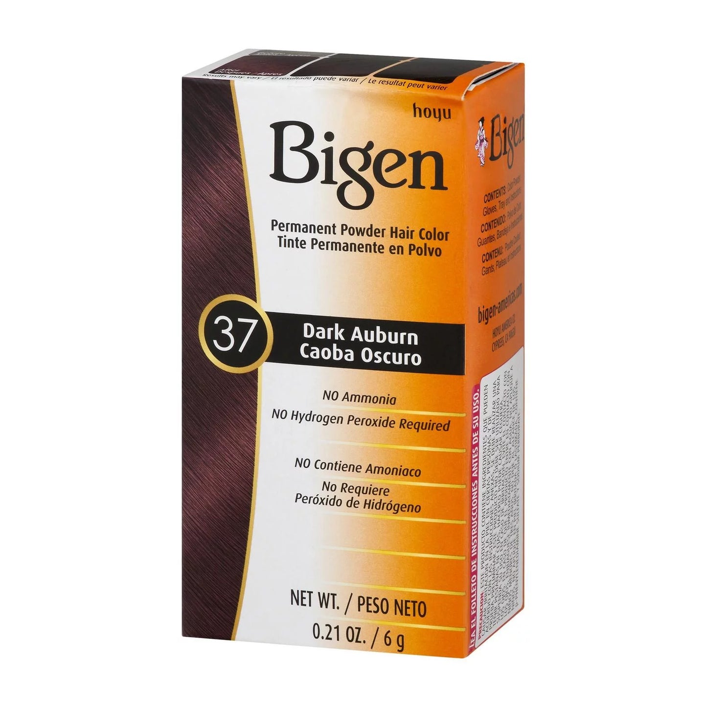 [WHOLESALE] BIGEN COLOR POWDER #37 DARK AUBURN