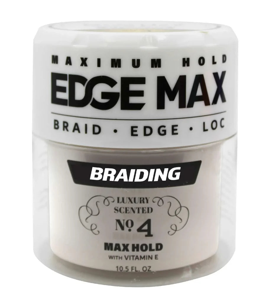 [WHOLESALE] EDGE MAX BRAIDING GEL NO.4 - 1 OZ, 3.4 OZ, 10.5 OZ