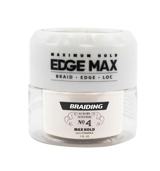 [WHOLESALE] EDGE MAX BRAIDING GEL NO.4 - 1 OZ, 3.4 OZ, 10.5 OZ