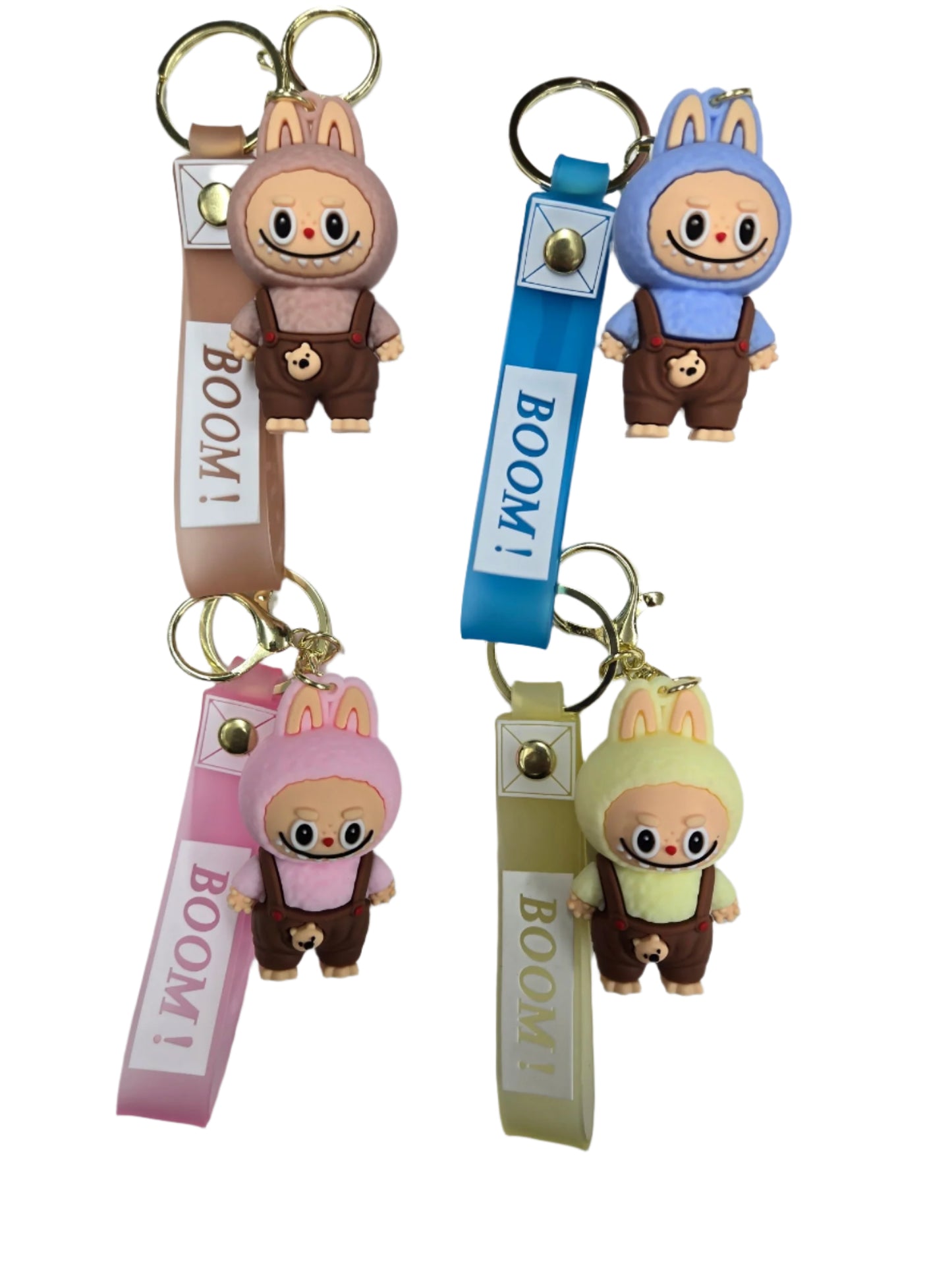 [WHOLESALE] KEYCHAIN LABUBU PVC 4 STYLE