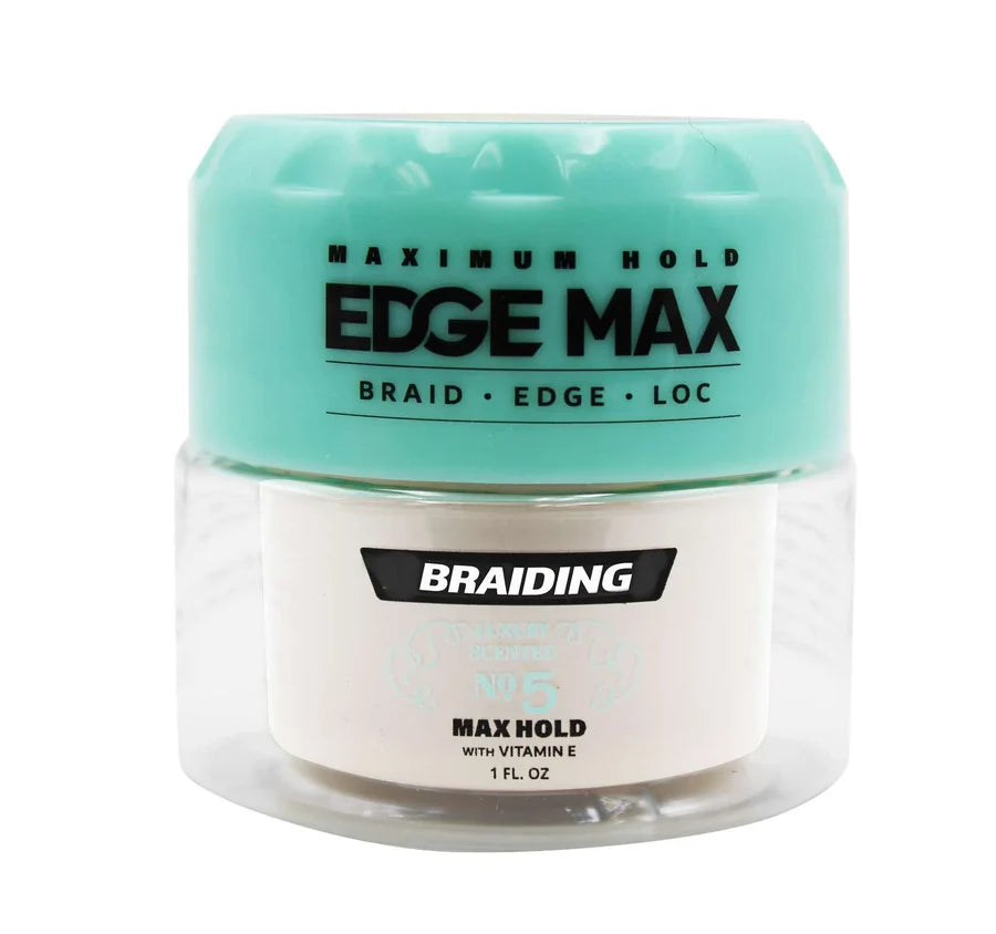 [WHOLESALE] EDGE MAX BRAIDING GEL NO.5 - 1 OZ, 3.4 OZ, 10.5 OZ