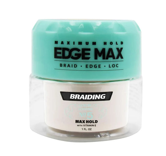 [WHOLESALE] EDGE MAX BRAIDING GEL NO.5 - 1 OZ, 3.4 OZ, 10.5 OZ