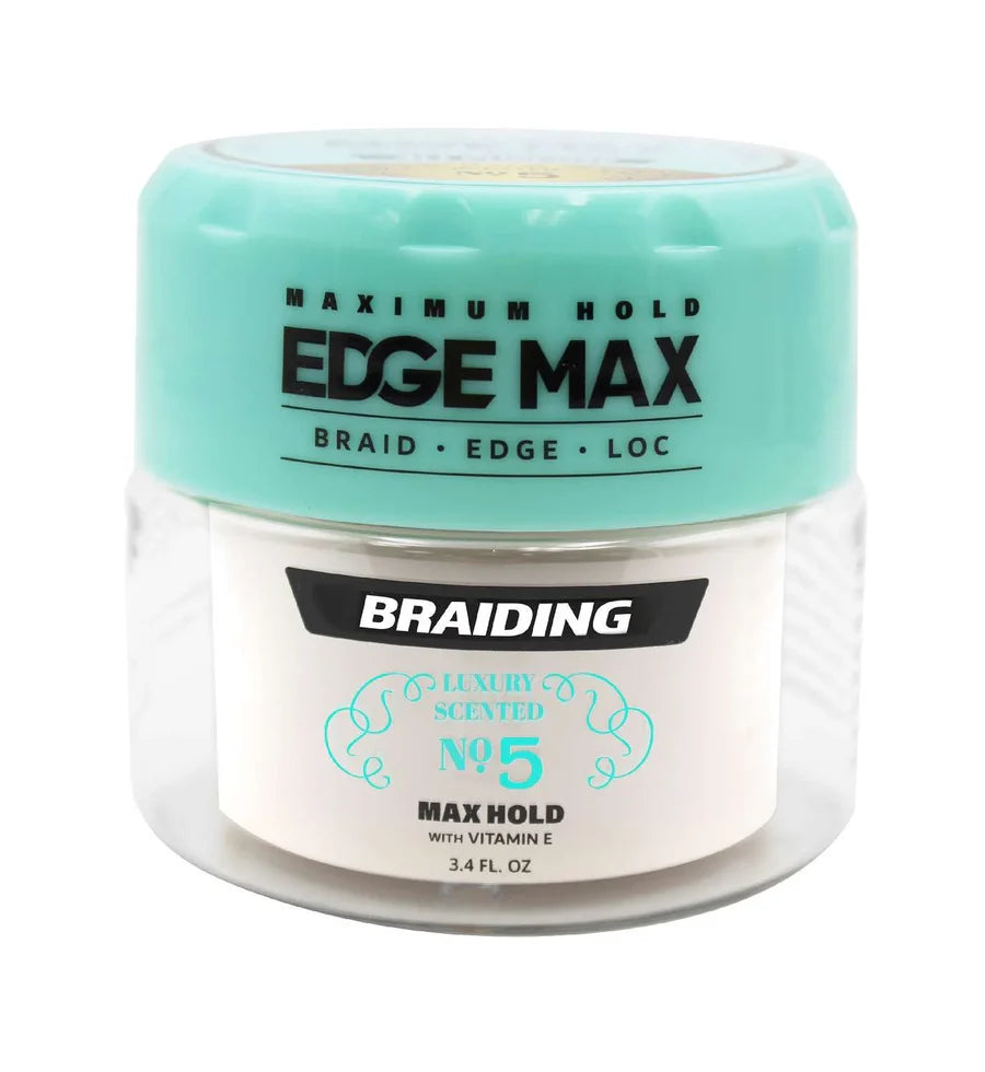 [WHOLESALE] EDGE MAX BRAIDING GEL NO.5 - 1 OZ, 3.4 OZ, 10.5 OZ