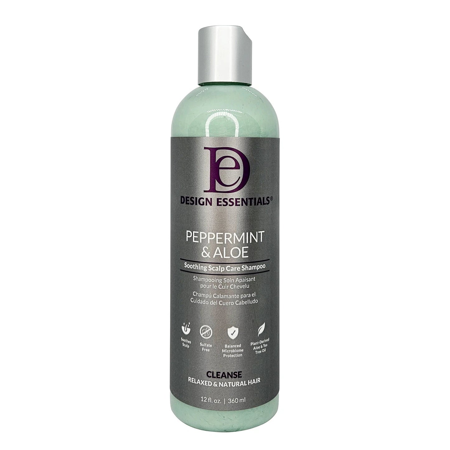 [WHOLESALE] DE PEPPERMINT ALOE ANIT ITCH SHAMPOO 12 OZ