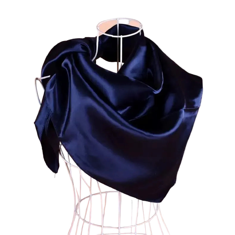 [WHOLESALE] ABOUT QUEEN SCARF - AQSC9090- 23 DARK BLUE