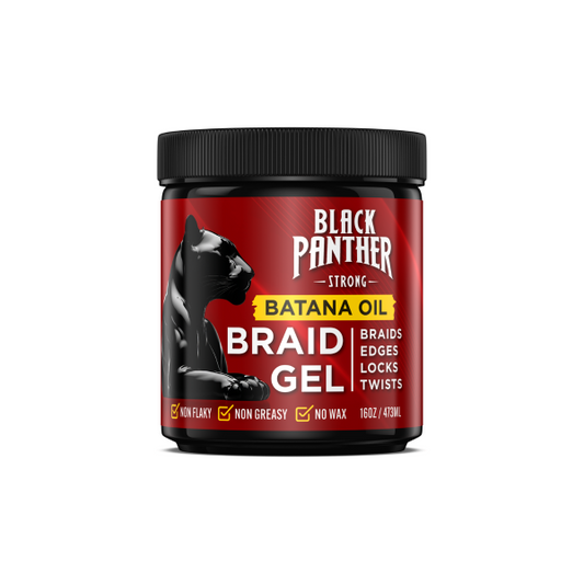 [WHOLESALE] BLACK PANTHER BATANA OIL BRAID GEL 16 OZ