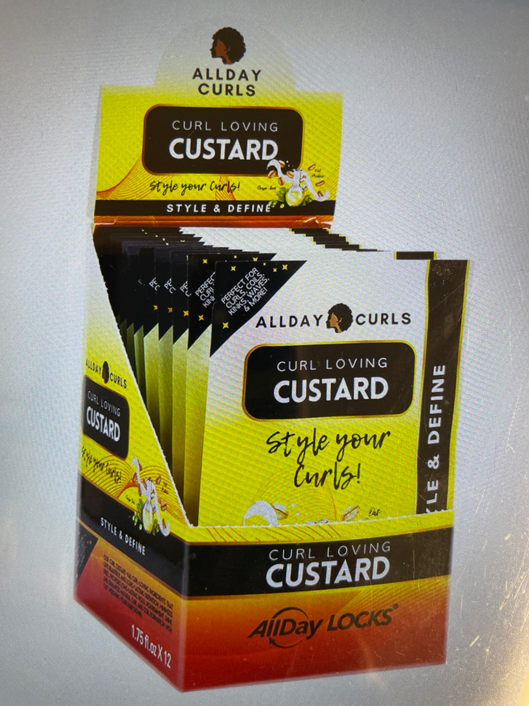 [WHOLESALE] ALL DAY CURLS CURL LOVING CUSTARD PACK 12EA